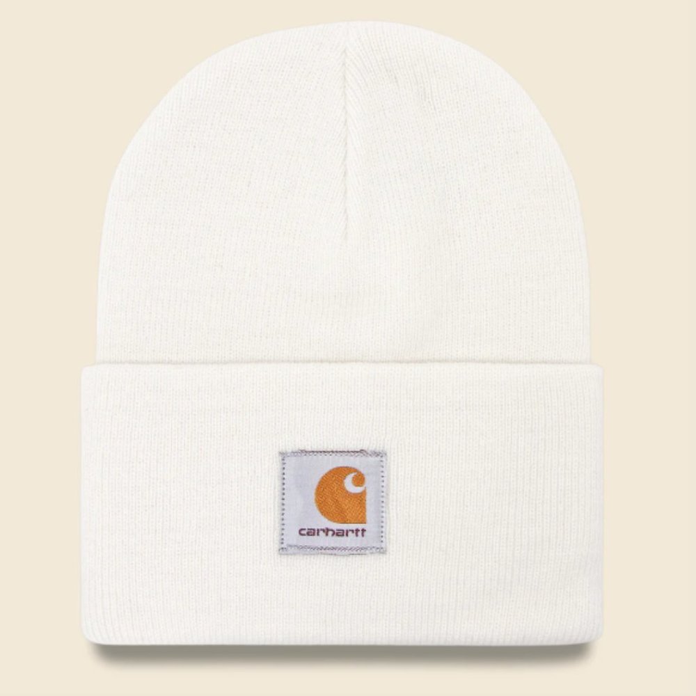 Carhartt White Beanie WIP Watch Hat ONE SIZE - NEW!